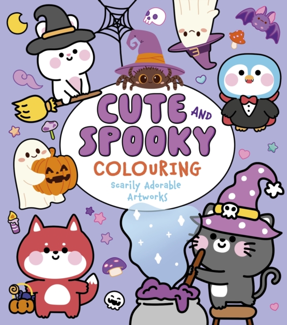 Coperta cărții 'Cute and Spooky Colouring - Violet Peto'
