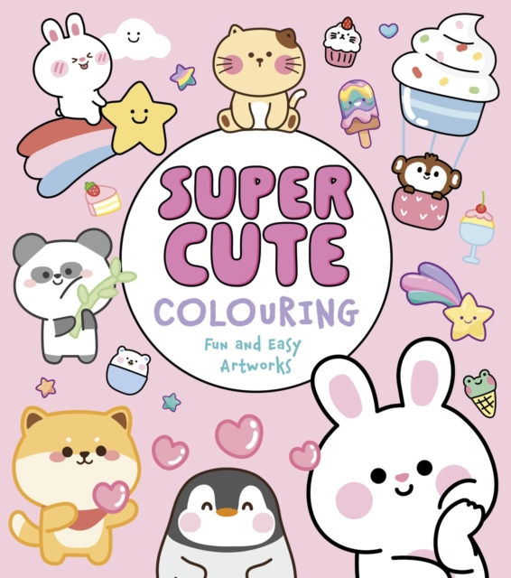Coperta cărții 'Super Cute Colouring - Violet Peto'