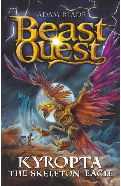 Coperta cărții 'Beast Quest: Kyropta the Skeleton Eagle - Adam Blade'