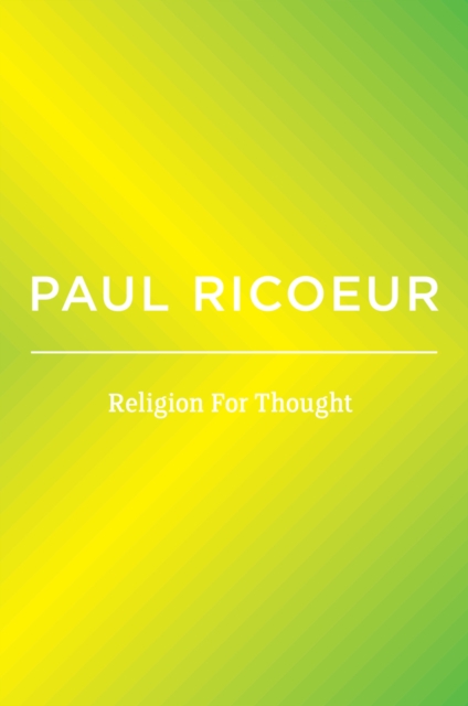 Coperta cărții 'Religion For Thought - Paul (university Of Paris X Ricoeur'