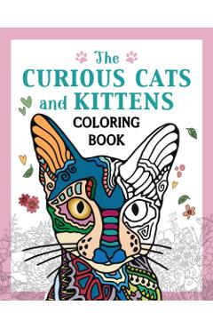 Poza produsului Curious Cats and Kittens Coloring Book - 