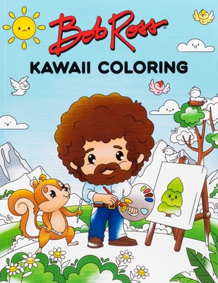 Bob Ross Kawaii Coloring - 