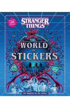 Coperta cărții 'Stranger Things World of Stickers -'