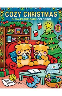Cozy Christmas Glow-in-the-Dark Coloring -