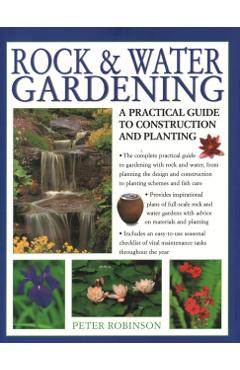Coperta cărții 'Rock & Water Gardening - Peter Robinson'