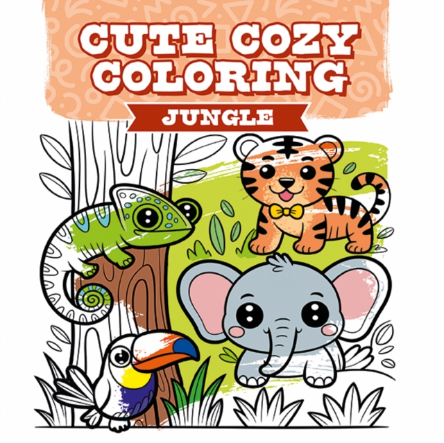 Cute Cozy Coloring: Jungle - 