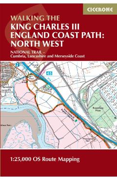 Walking the King Charles III England Coast Path: North West - Cumbria Map Booklet - Ange Harker