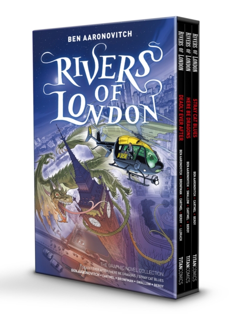 Coperta cărții 'Rivers of London 10-12 Slipcase Set - Andrew|aaronovitch Cartmel'