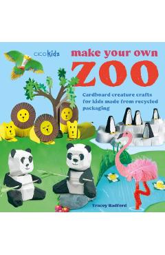 Coperta cărții 'Make Your Own Zoo: 35 projects to make - Tracey Radford'
