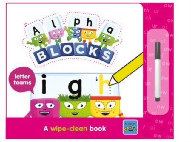 Alphablocks Letter Teams: A Wipe-Clean Book - 