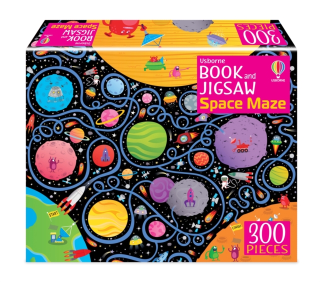 Usborne Book and Jigsaw Space Maze - Sam Smith