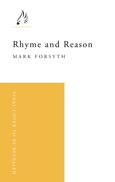 Coperta cărții 'Rhyme and Reason - Mark Forsyth'