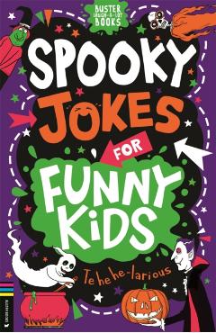 Coperta cărții 'Spooky Jokes for Funny Kids - Caroline Rowlands'