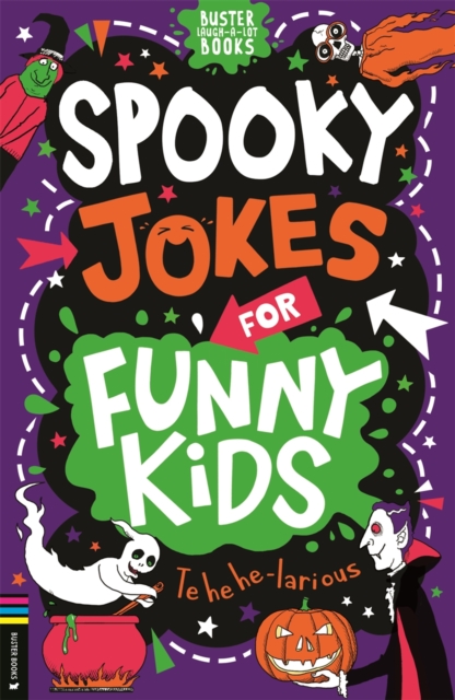 Coperta cărții 'Spooky Jokes for Funny Kids - Caroline Rowlands'