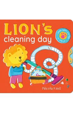 Lion's Cleaning Day - Nicola Kent