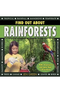 Coperta cărții 'Find Out About Rainforests - Dr Jen Green'