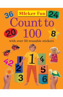 Coperta cărții 'Sticker Fun - Count to 100 -'