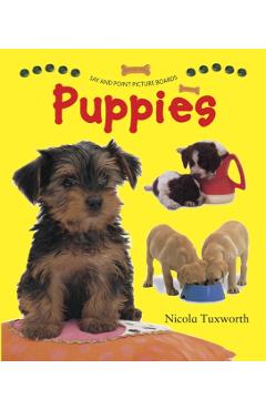 Coperta cărții 'Say and Point Picture Boards: Puppies -'