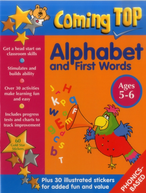 Coperta cărții 'Coming Top: Alphabet and First Words - Ages 5-6 -'