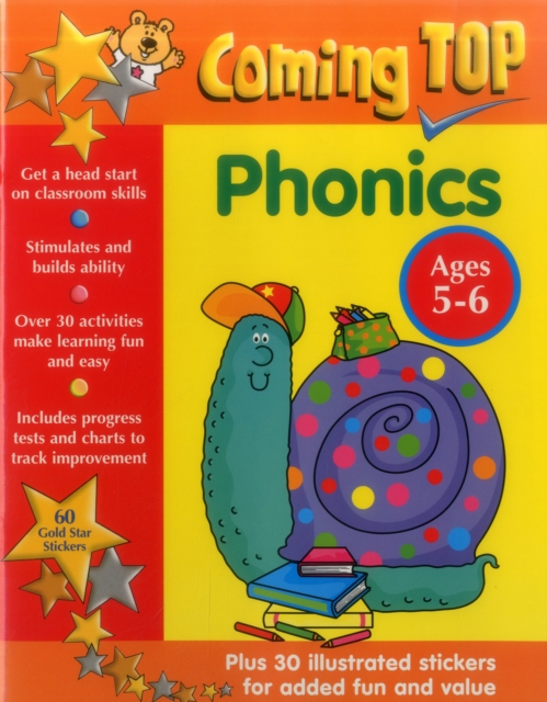Coperta cărții 'Coming Top: Phonics - Ages 5-6 -'