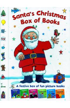 Santa's Christmas Box of Books -