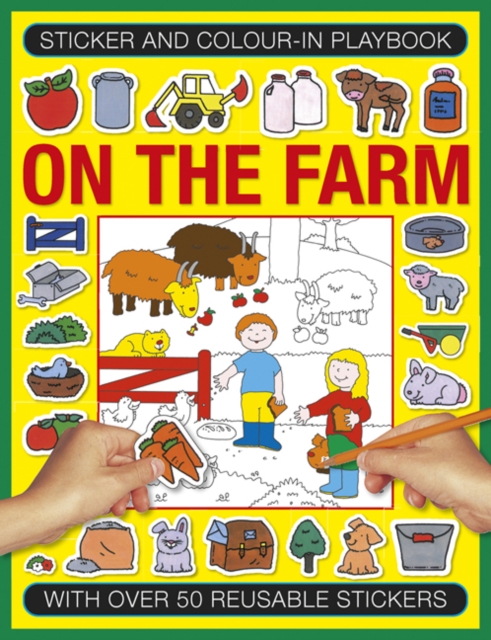 Coperta cărții 'Sticker and Color-in Playbook: On the Farm -'