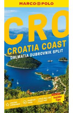 Poza produsului Croatia Coast Marco Polo Pocket Travel Guide - with pull out map - 