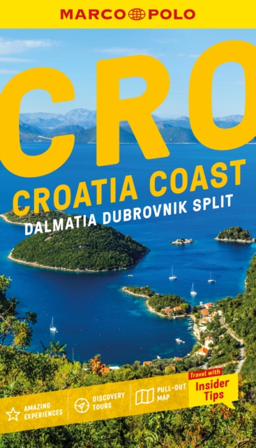 Croatia Coast Marco Polo Pocket Travel Guide - with pull out map - 