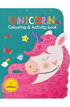 Poza produsului Carte de colorat si activitati. Unicorni
