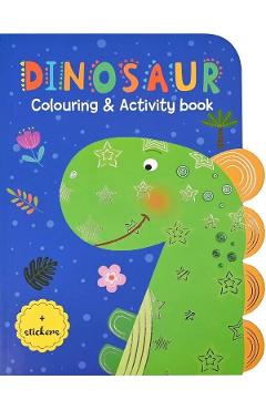 Poza produsului Carte de colorat cu activitati. Dinozaur