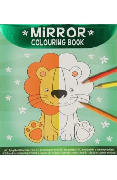 Poza produsului Bloc de colorat in oglinda: Leu