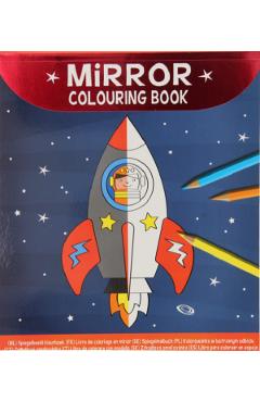 Poza produsului Bloc de colorat in oglinda. Racheta