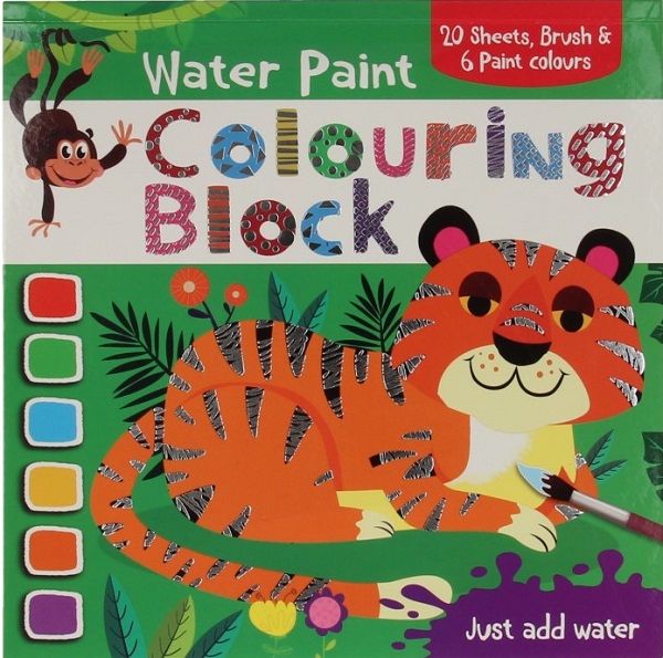 Bloc magic de colorat. Jungla