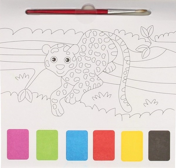 Bloc magic de colorat. Jungla