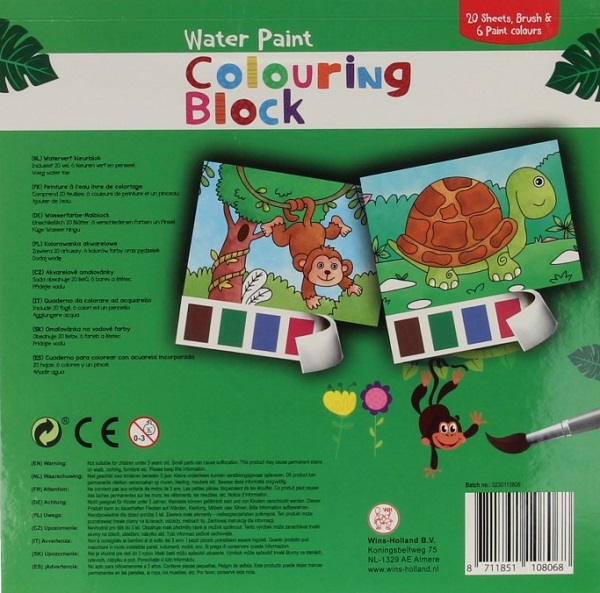 Bloc magic de colorat. Jungla