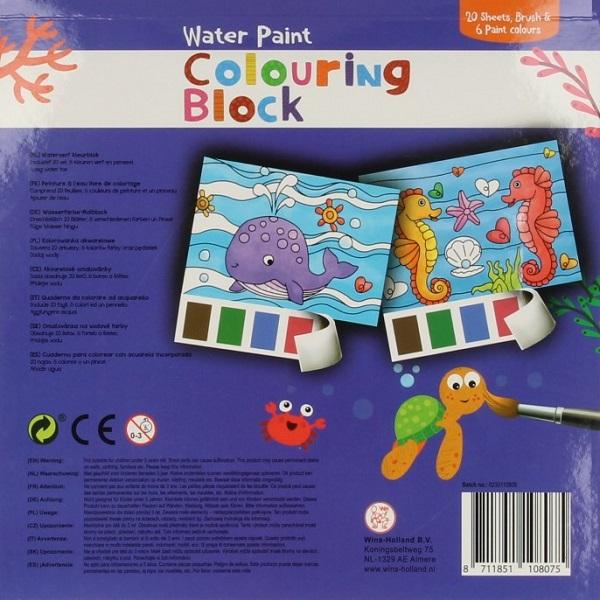 Bloc magic de colorat. Viata marina