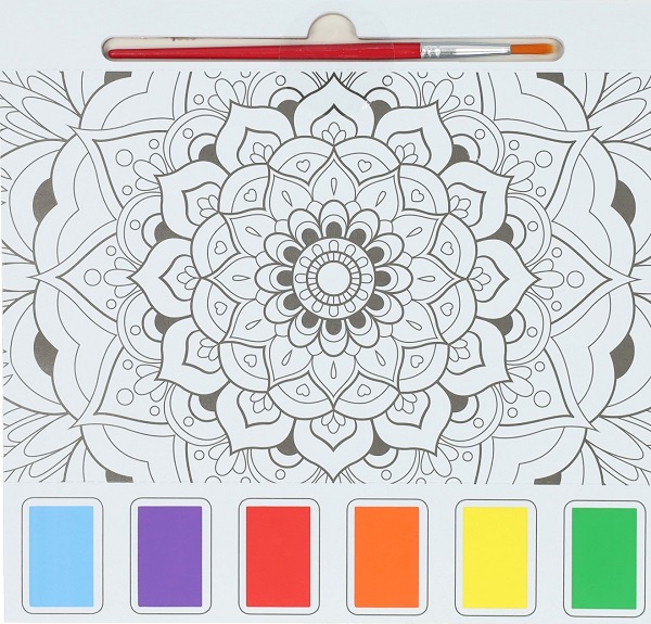 Bloc de pictat. Mandala