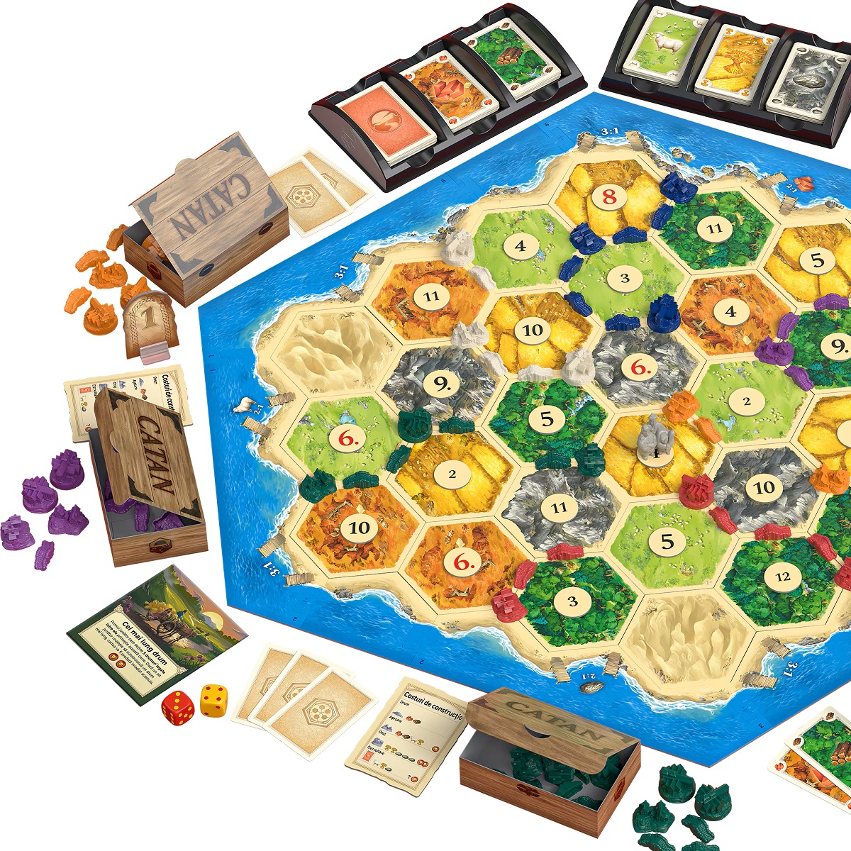 Catan. Jocul de baza. Extensie 5-6 jucatori