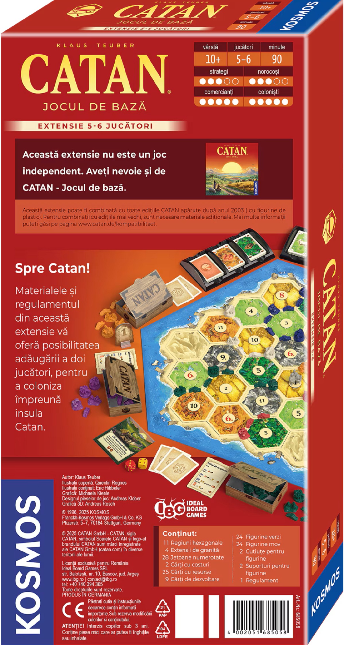 Catan. Jocul de baza. Extensie 5-6 jucatori
