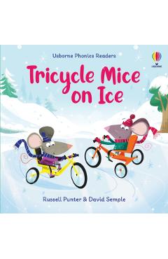 Coperta cărții 'Tricycle Mice on Ice - Russell Punter'