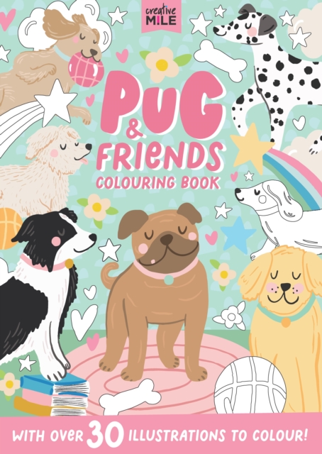 Pug and Friends Colouring Book - 