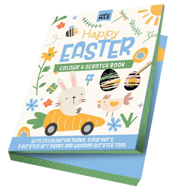 Happy Easter Colour & Scratch Book - 