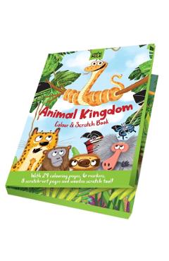 Poza produsului Animal Kingdom Colour and Scratch Book - 