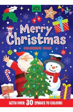 Coperta cărții 'Merry Christmas Coloring Book -'