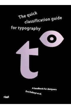 Poza produsului quick classification guide for typography - Eva Kubinyi