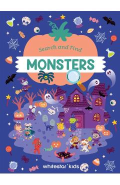 Coperta cărții 'Search and Find Monsters -'