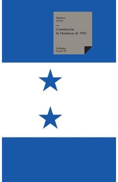 Coperta cărții 'Constitución de Honduras 1982 - Autores Varios'