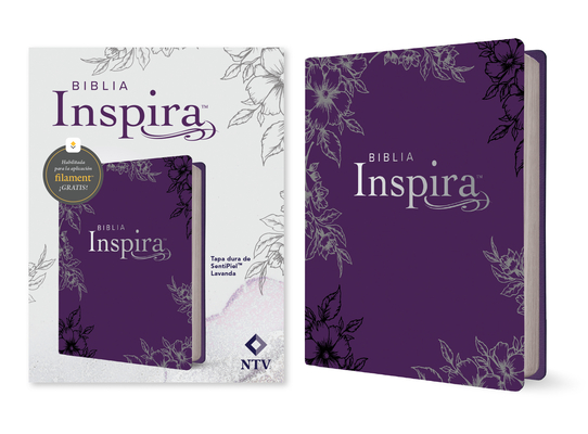 Coperta cărții 'Biblia Inspira Ntv Con Filament (Tapa Dura de Sentipiel, Lavanda) -'