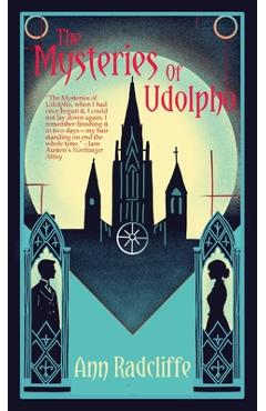 Coperta cărții 'The Mysteries of Udolpho - Ann Radcliffe'