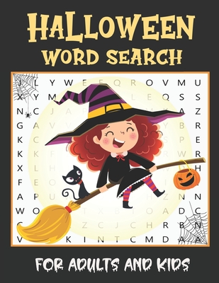 Halloween Word Search For Adults: Large Print Word Search Puzzle Book Fun For Adults And Kids - Autumn Pumpkin Puzzler